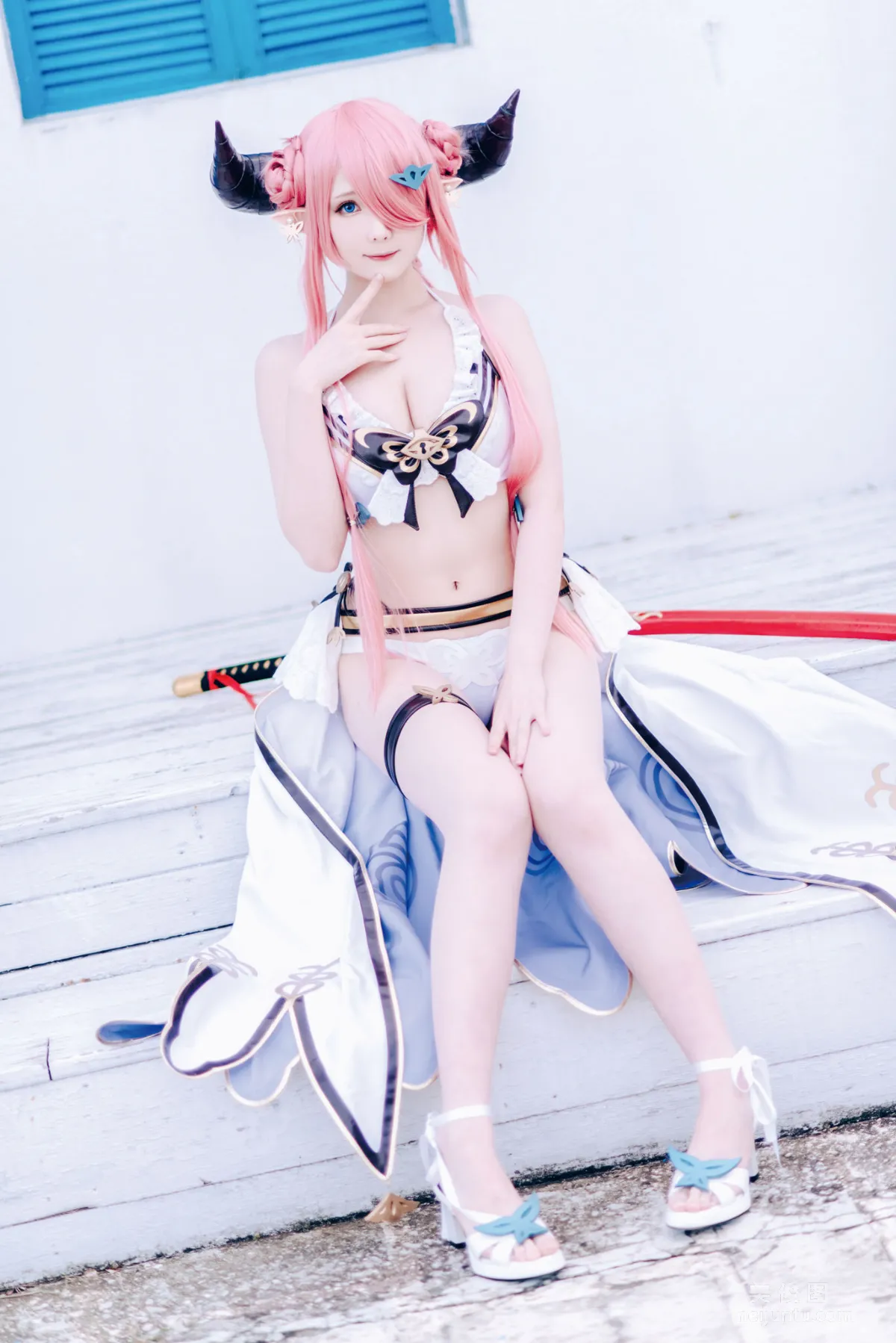 [網紅COSER] 微博妹紙霜月shimo - 碧藍幻想 娜爾梅亞 26