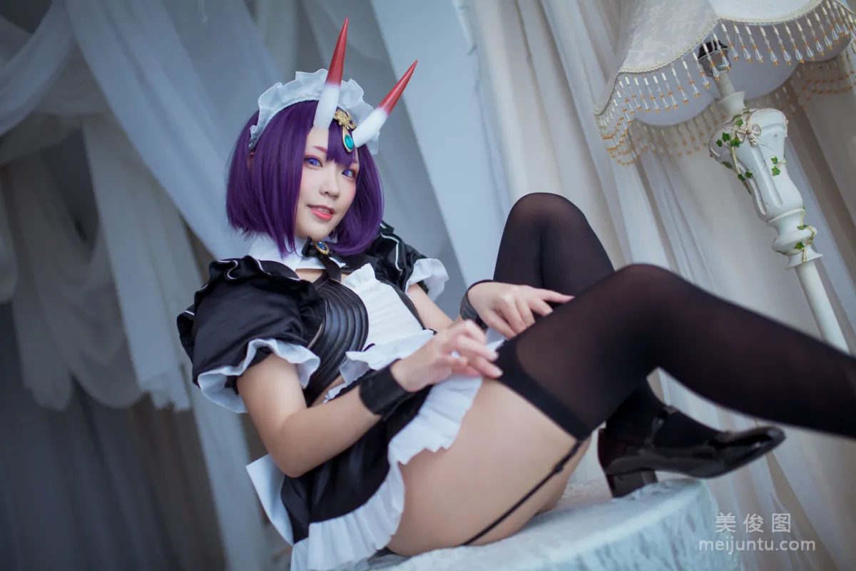 [網紅COSER] 動漫博主Mime彌美 - 酒呑童子女仆 15