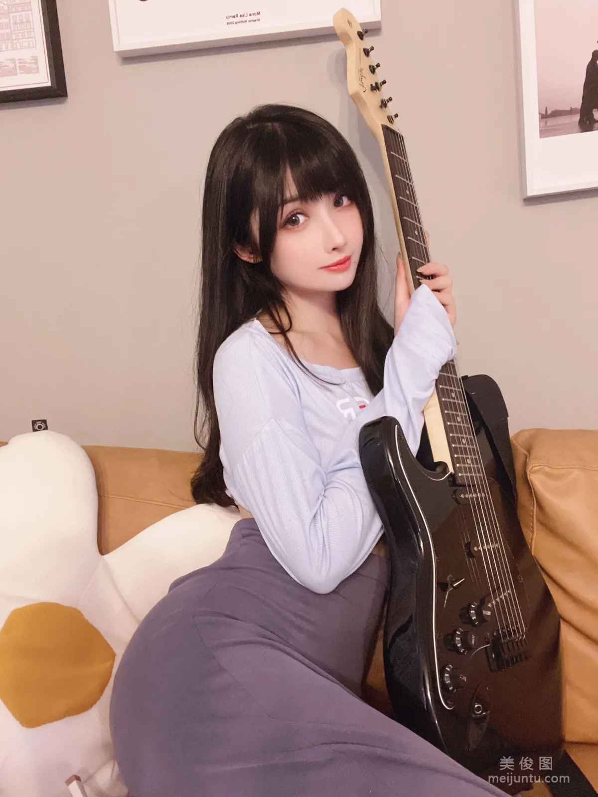 [網紅COSER] rioko涼涼子 - 吉他妹妹系帶裙 39