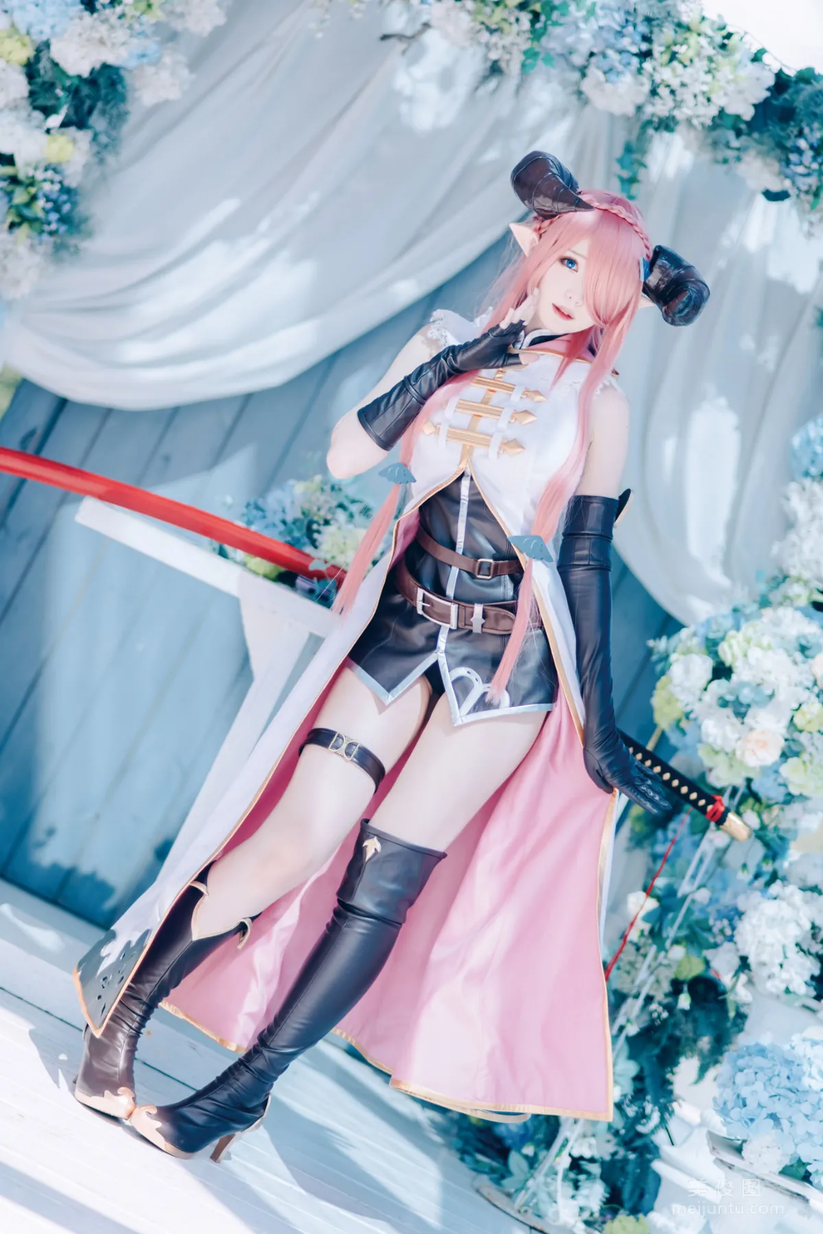 [網紅COSER] 微博妹紙霜月shimo - 碧藍幻想 娜爾梅亞 53