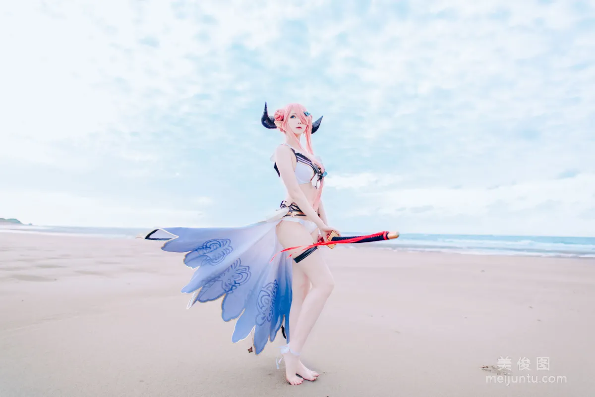 [網紅COSER] 微博妹紙霜月shimo - 碧藍幻想 娜爾梅亞 4