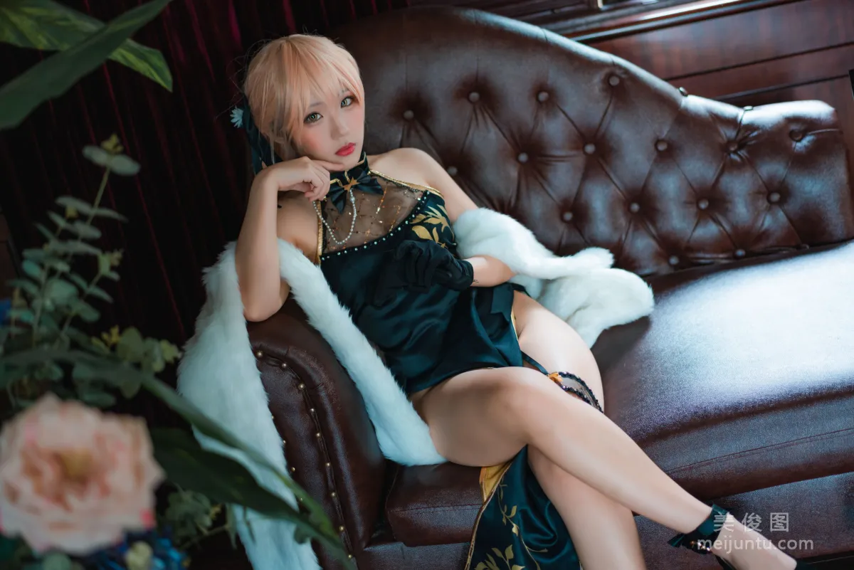 [网红COSER] Mime弥美 - 少女前线 OTS-14 紫雨心  写真套图3