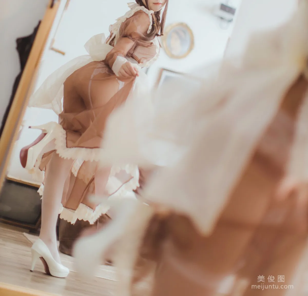 [網紅COSER寫真] 衣衣 - 透明女仆 29