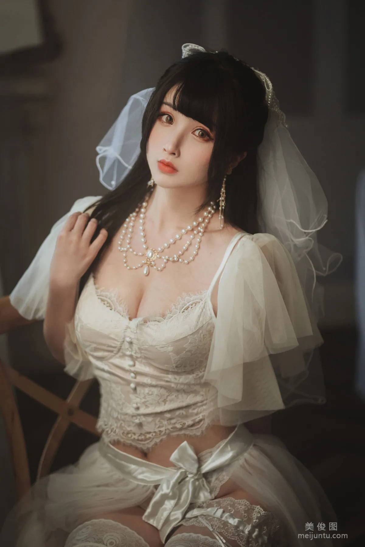 [網紅COSER寫真] rioko涼涼子 - 透明婚紗 13