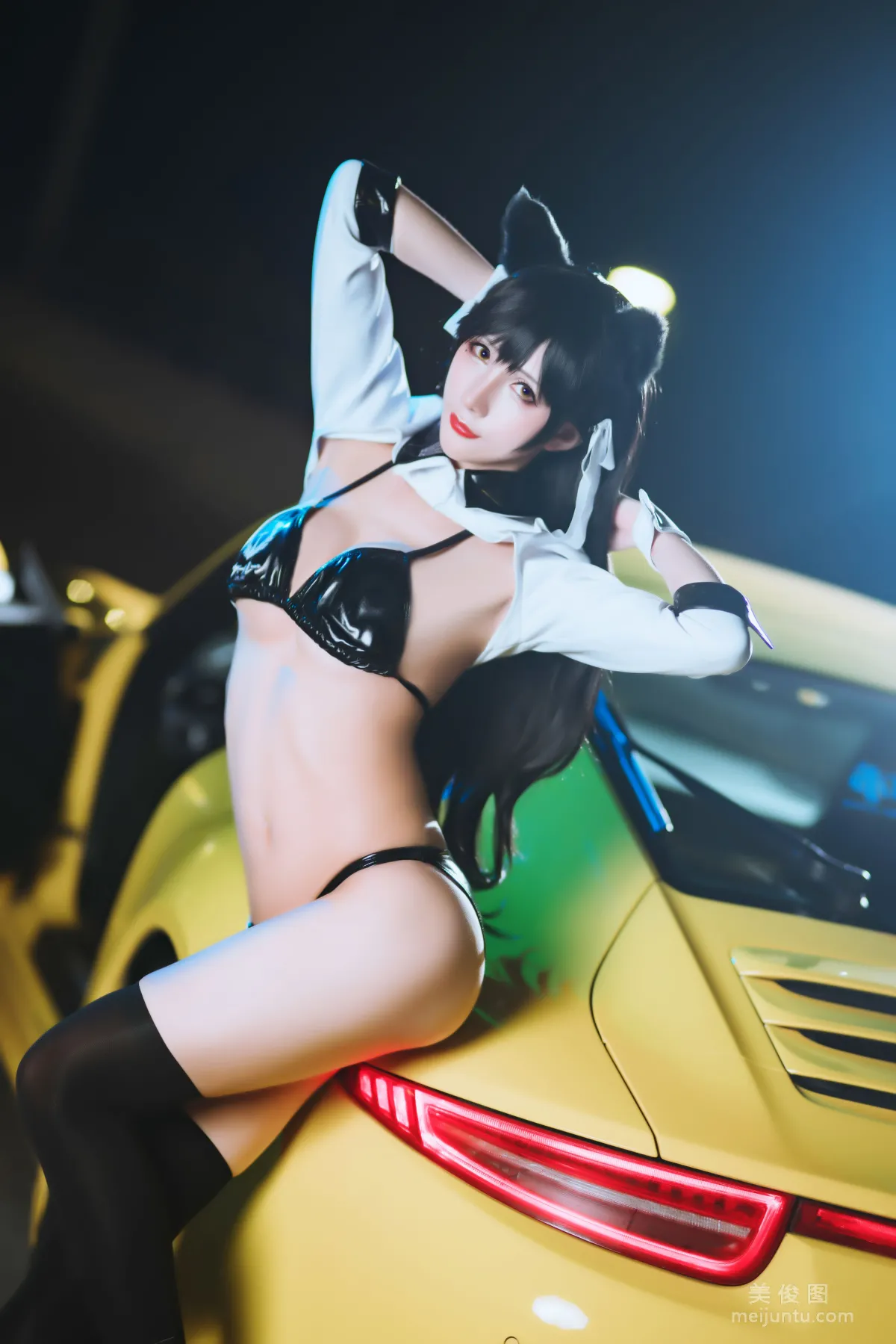 [網紅COSER] 動漫博主雅祈 - 碧藍航線賽車愛宕 寫真套圖 13