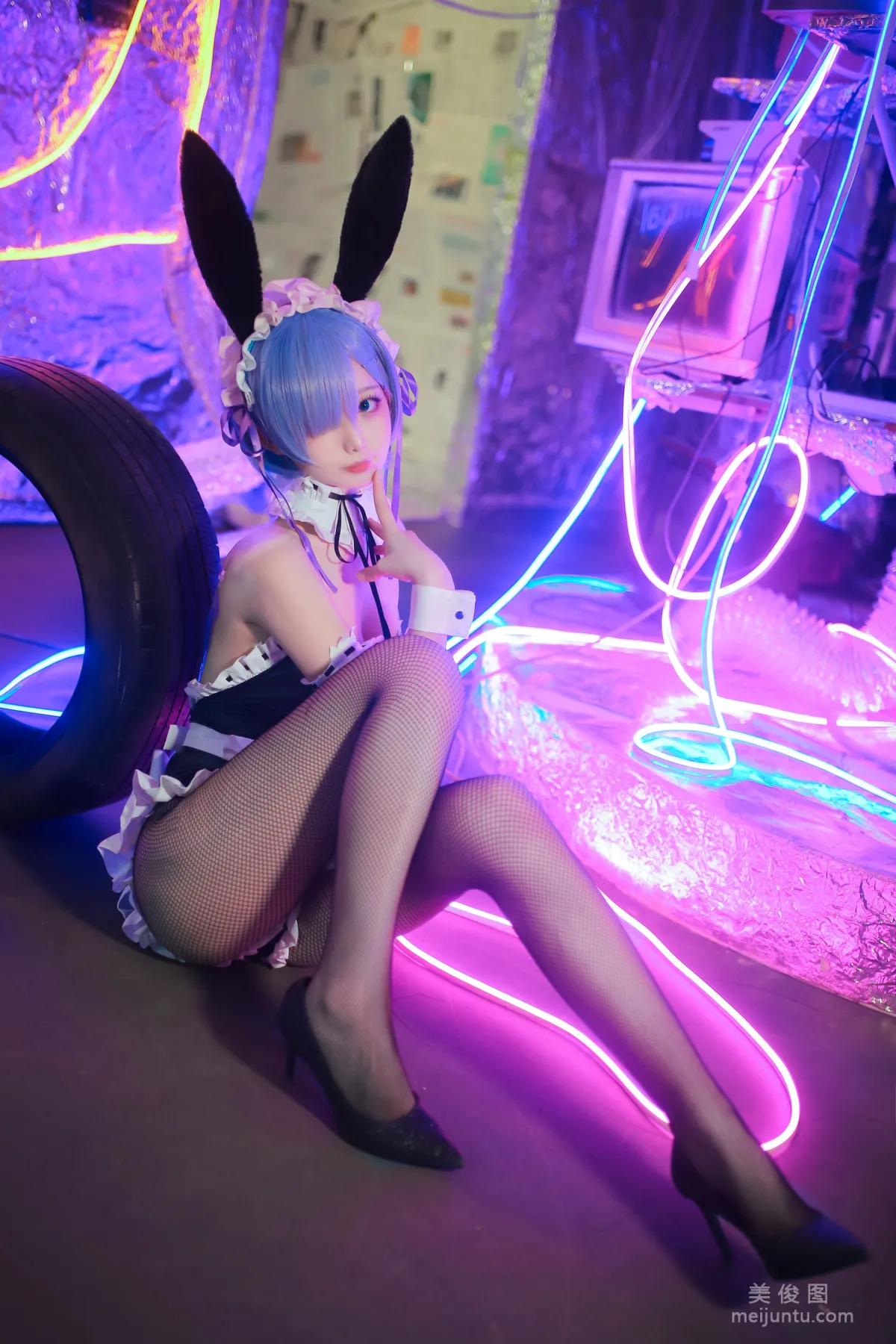 [網紅COSER] 動漫博主封疆疆v - 蕾姆兔女郎 8