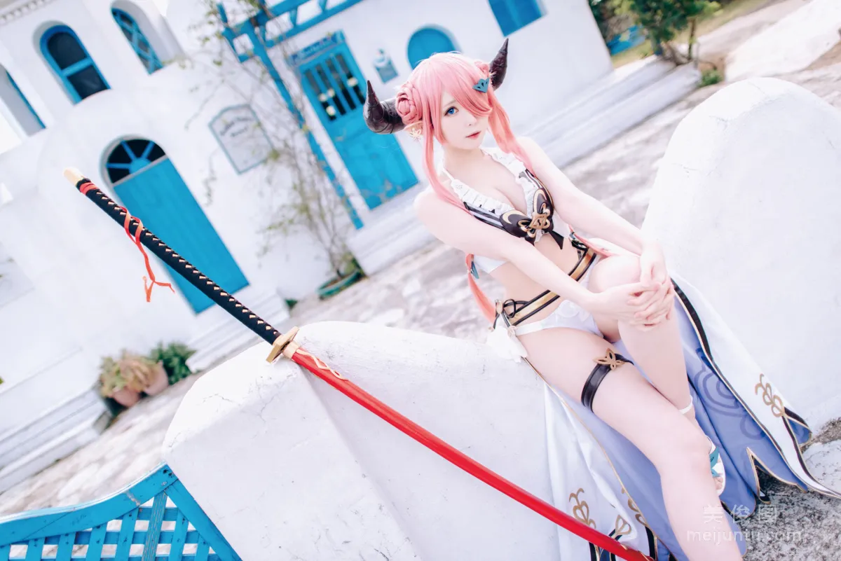 [網紅COSER] 微博妹紙霜月shimo - 碧藍幻想 娜爾梅亞 14
