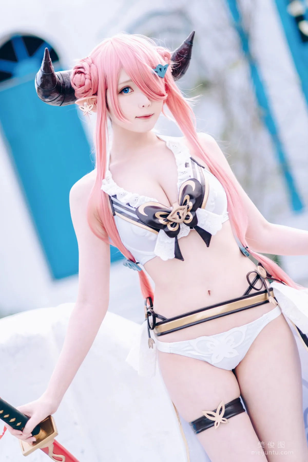 [網紅COSER] 微博妹紙霜月shimo - 碧藍幻想 娜爾梅亞 19