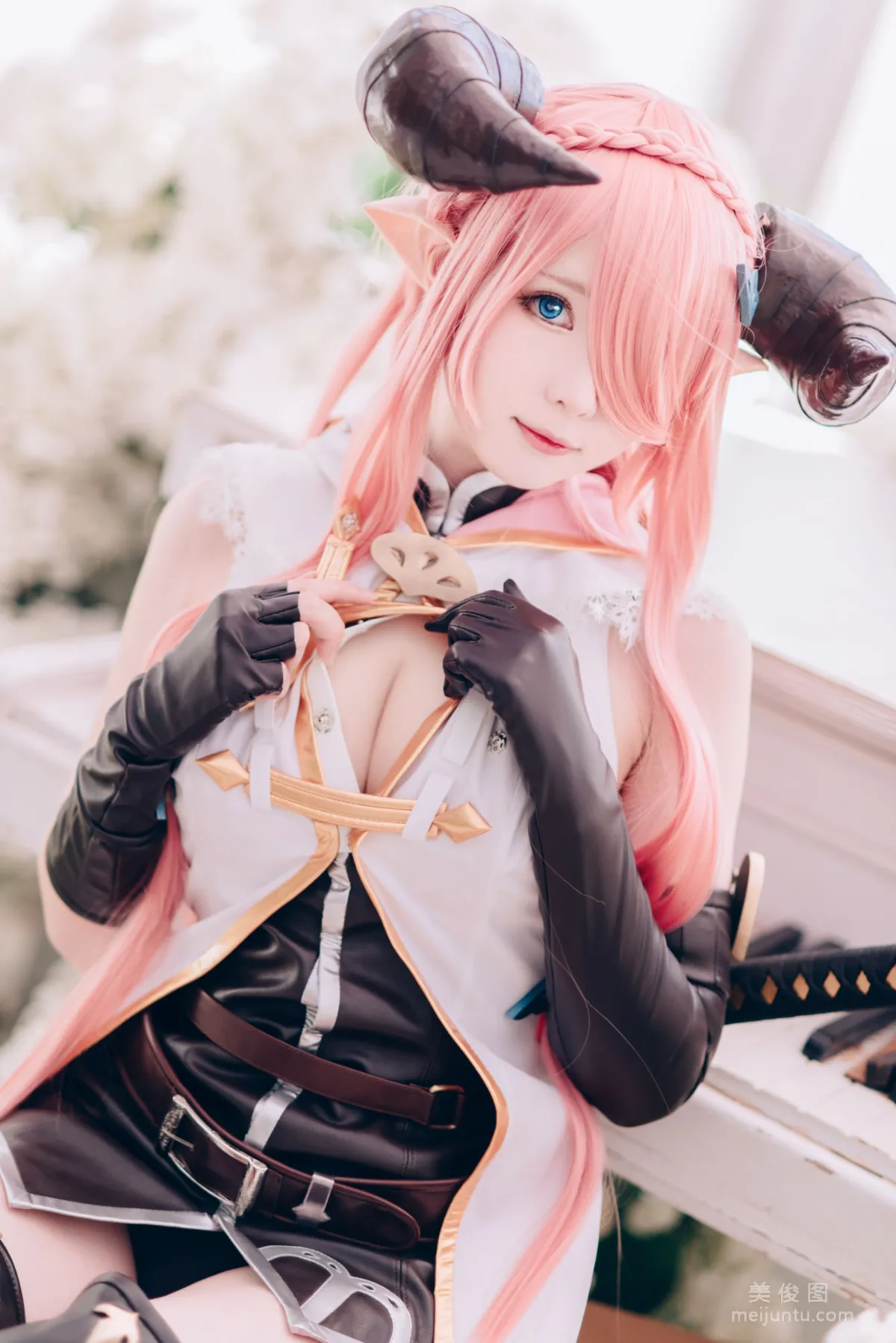 [網紅COSER] 微博妹紙霜月shimo - 碧藍幻想 娜爾梅亞 48
