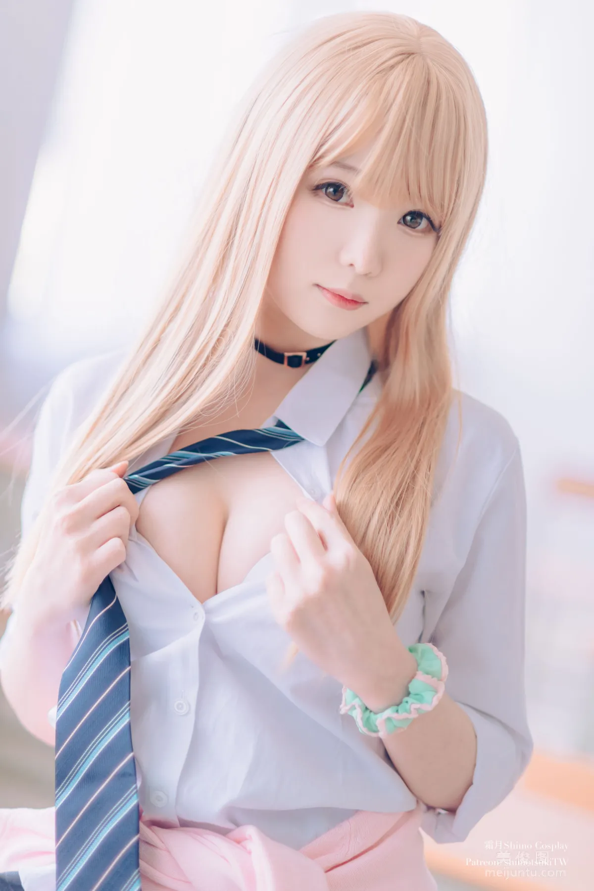 [網紅COSER] 微博妹紙霜月shimo - 金發制服 6