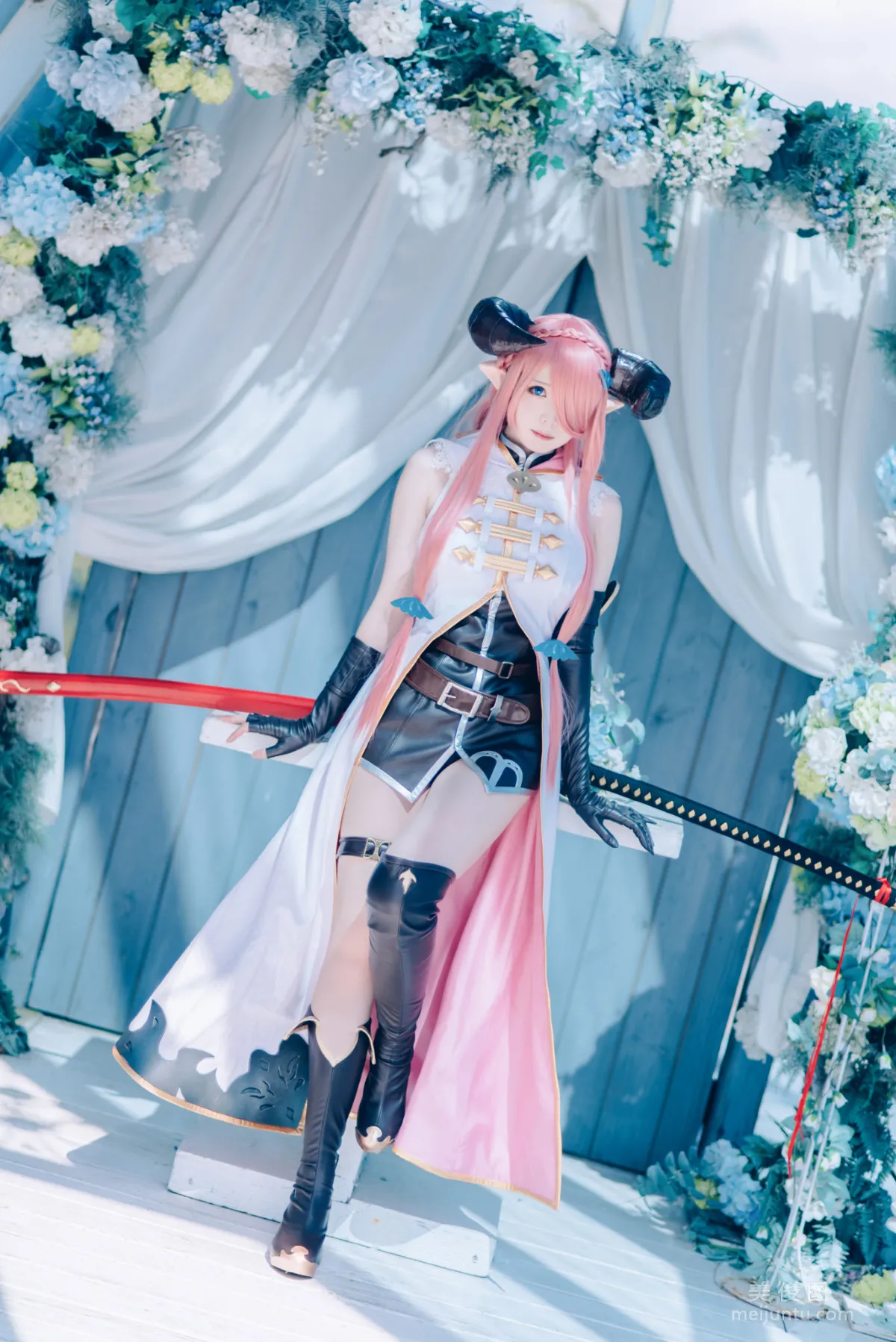 [網紅COSER] 微博妹紙霜月shimo - 碧藍幻想 娜爾梅亞 55