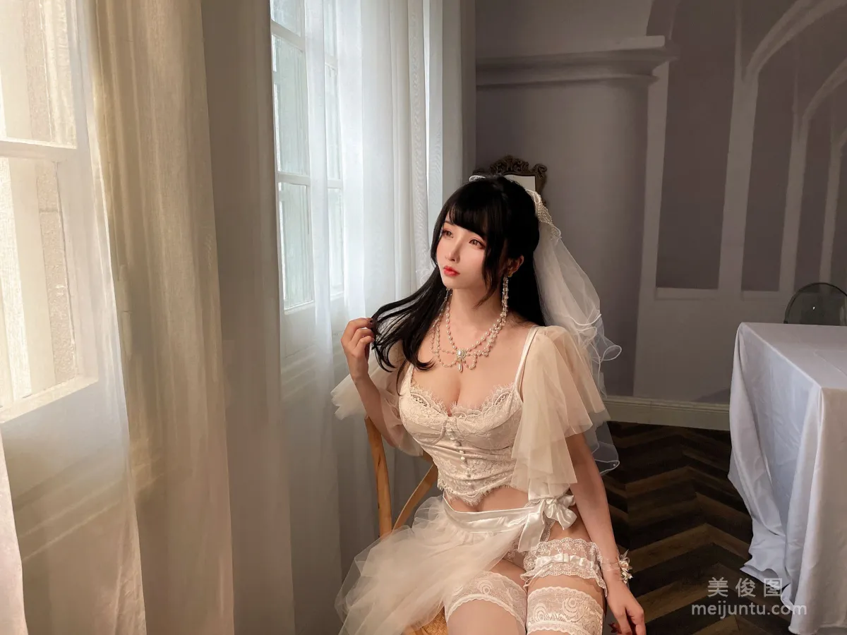 [網紅COSER寫真] rioko涼涼子 - 透明婚紗 33