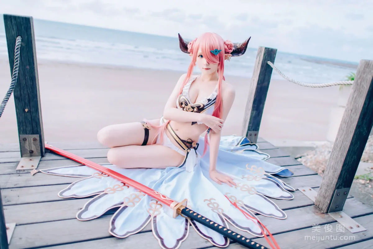 [網紅COSER] 微博妹紙霜月shimo - 碧藍幻想 娜爾梅亞 6