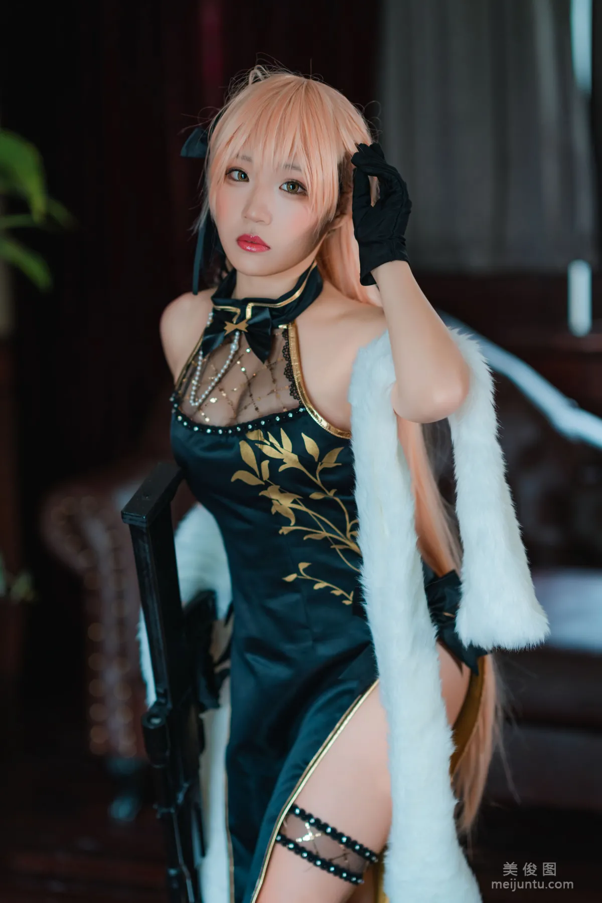 [網紅COSER] Mime彌美 - 少女前線 OTS-14 紫雨心 寫真套圖 7
