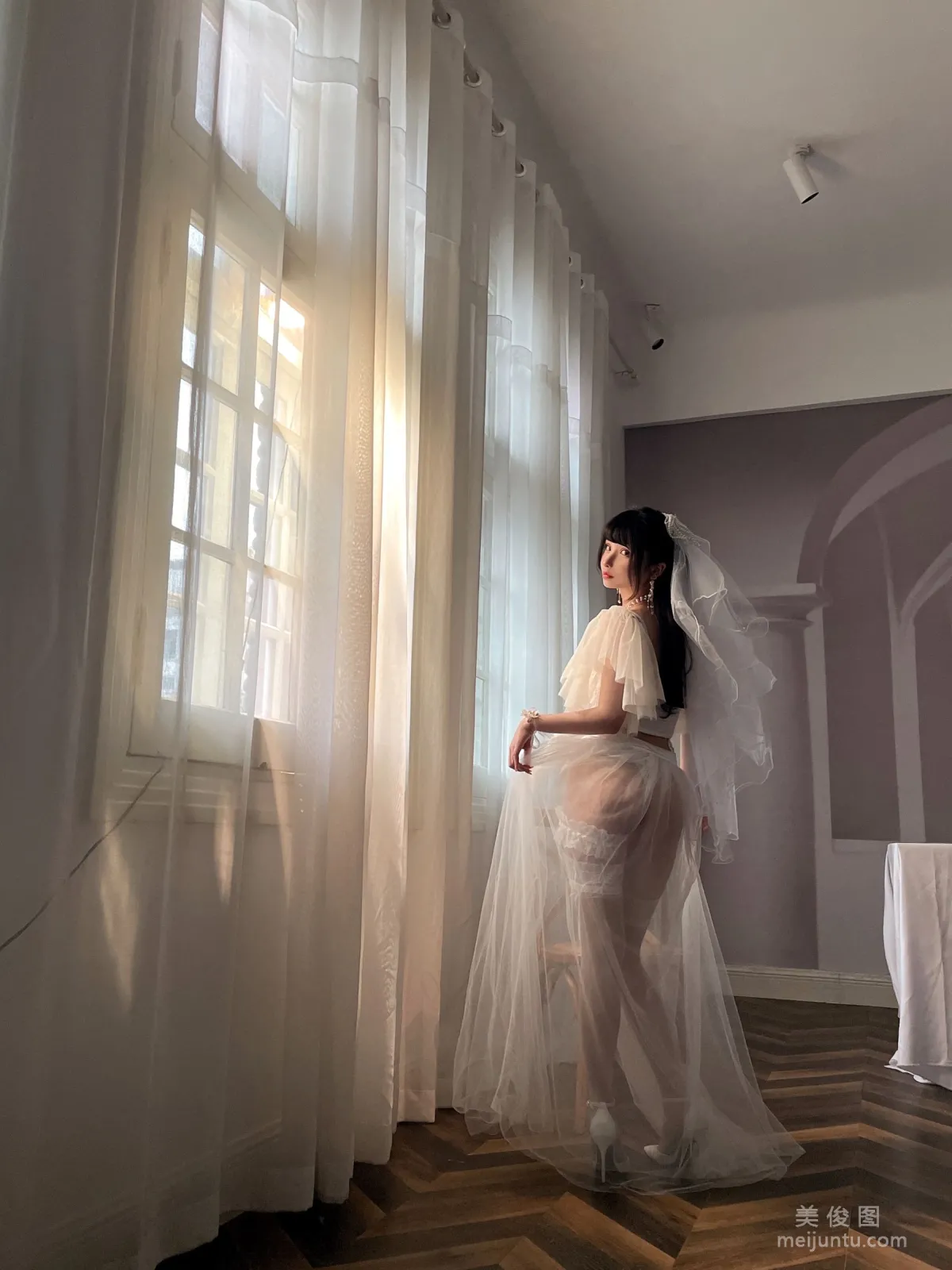 [網紅COSER寫真] rioko涼涼子 - 透明婚紗 29