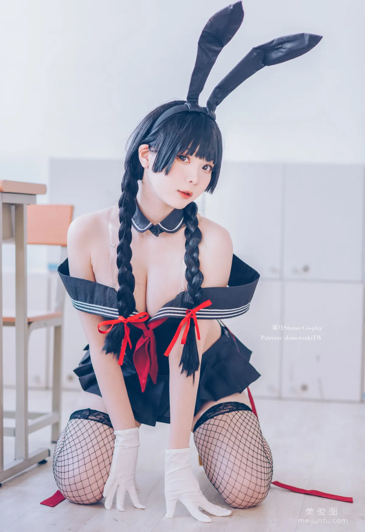 [网红COSER] 微博妹纸霜月shimo - 卯月桃子 水手服兔女郎2