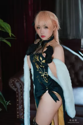 [網紅COSER] Mime彌美 - 少女前線 OTS-14 紫雨心  寫真套圖