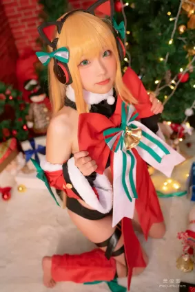 [網紅COSER] 動漫博主Mime彌美 - 少女前線 TMP 聖誕節  寫真套圖