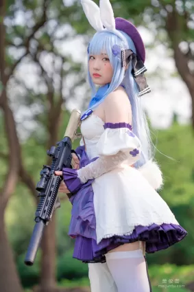 [網紅COSER寫真] 動漫博主Mime彌美 - 少女前線 HK416