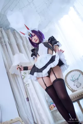 [網紅COSER] 動漫博主Mime彌美 - 酒呑童子女仆