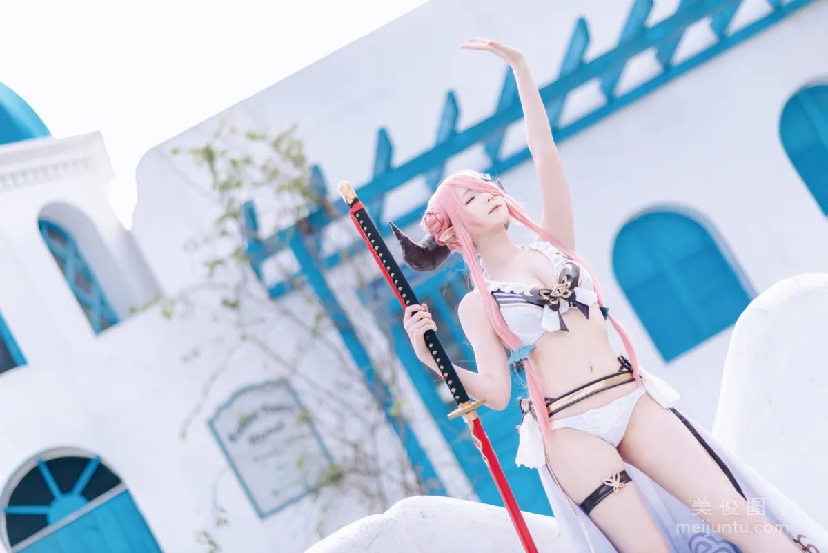 [網紅COSER] 微博妹紙霜月shimo - 碧藍幻想 娜爾梅亞 21