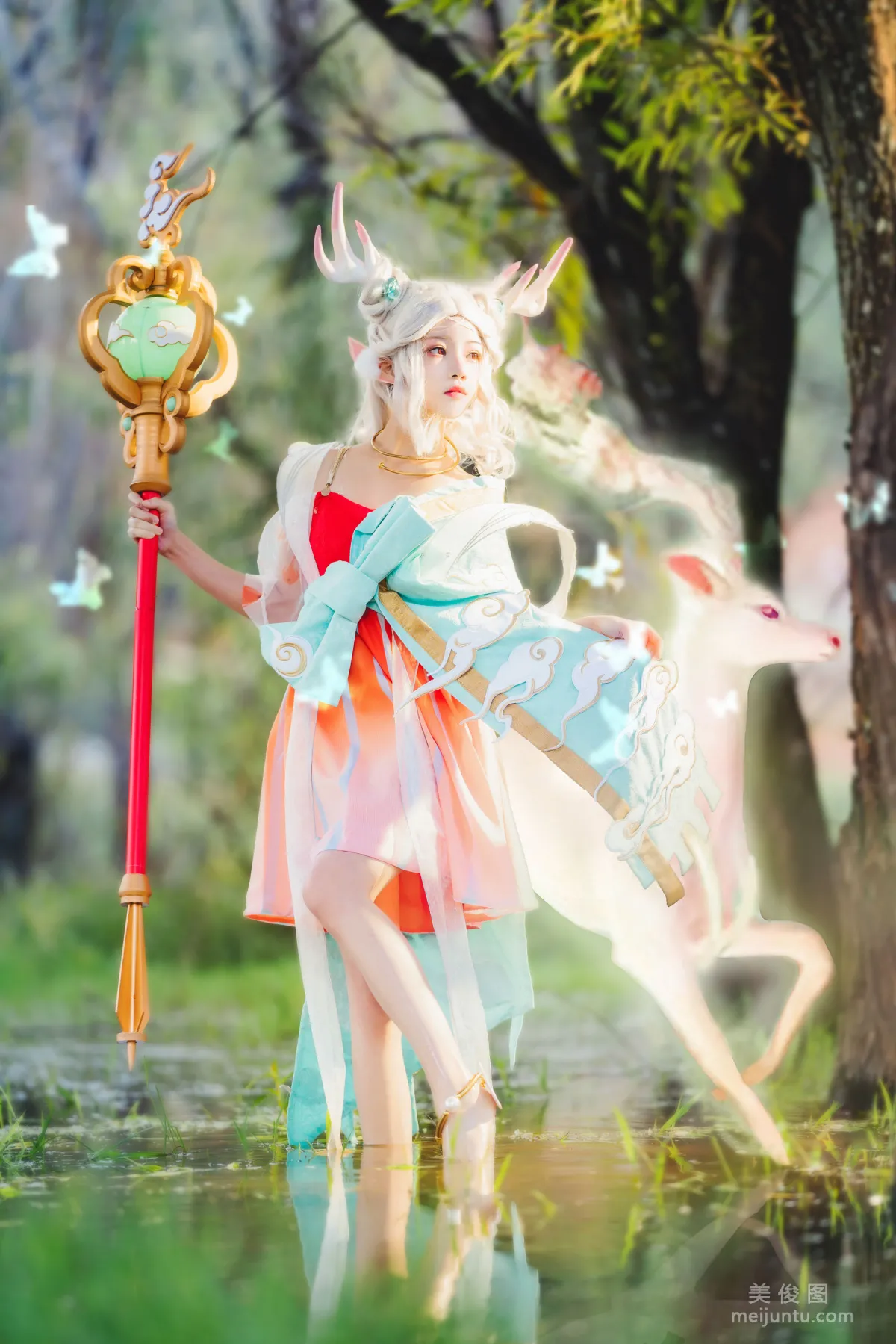 [網紅COSER] 桜桃喵 - 小鹿 寫真套圖 11