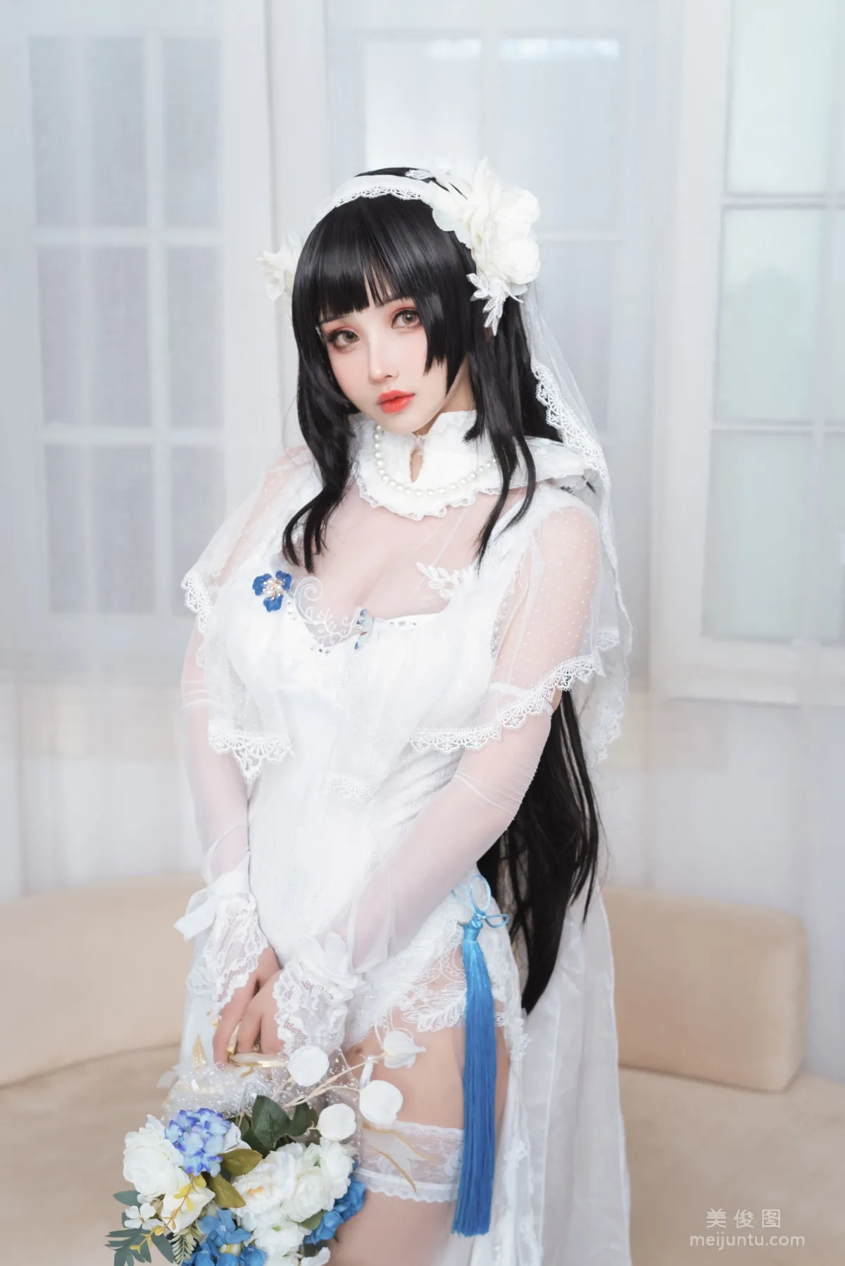 [網紅COSER] rioko涼涼子 - 95花嫁 寫真套圖 11