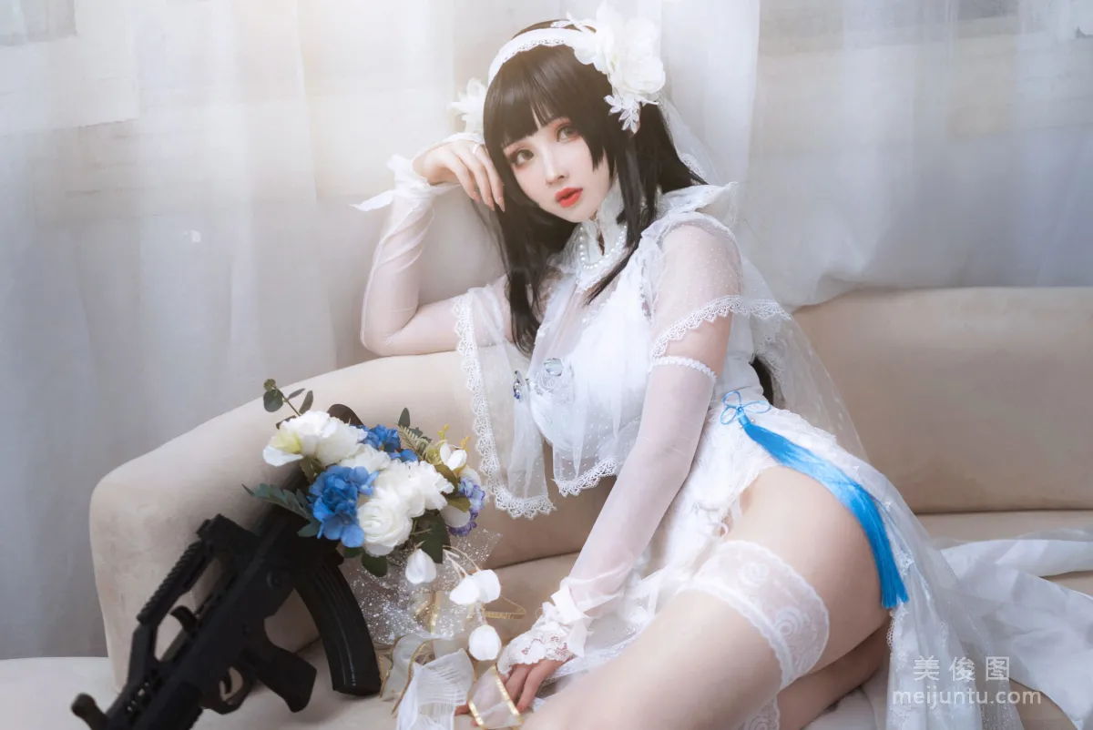 [网红COSER] rioko凉凉子 - 95花嫁  写真套图2