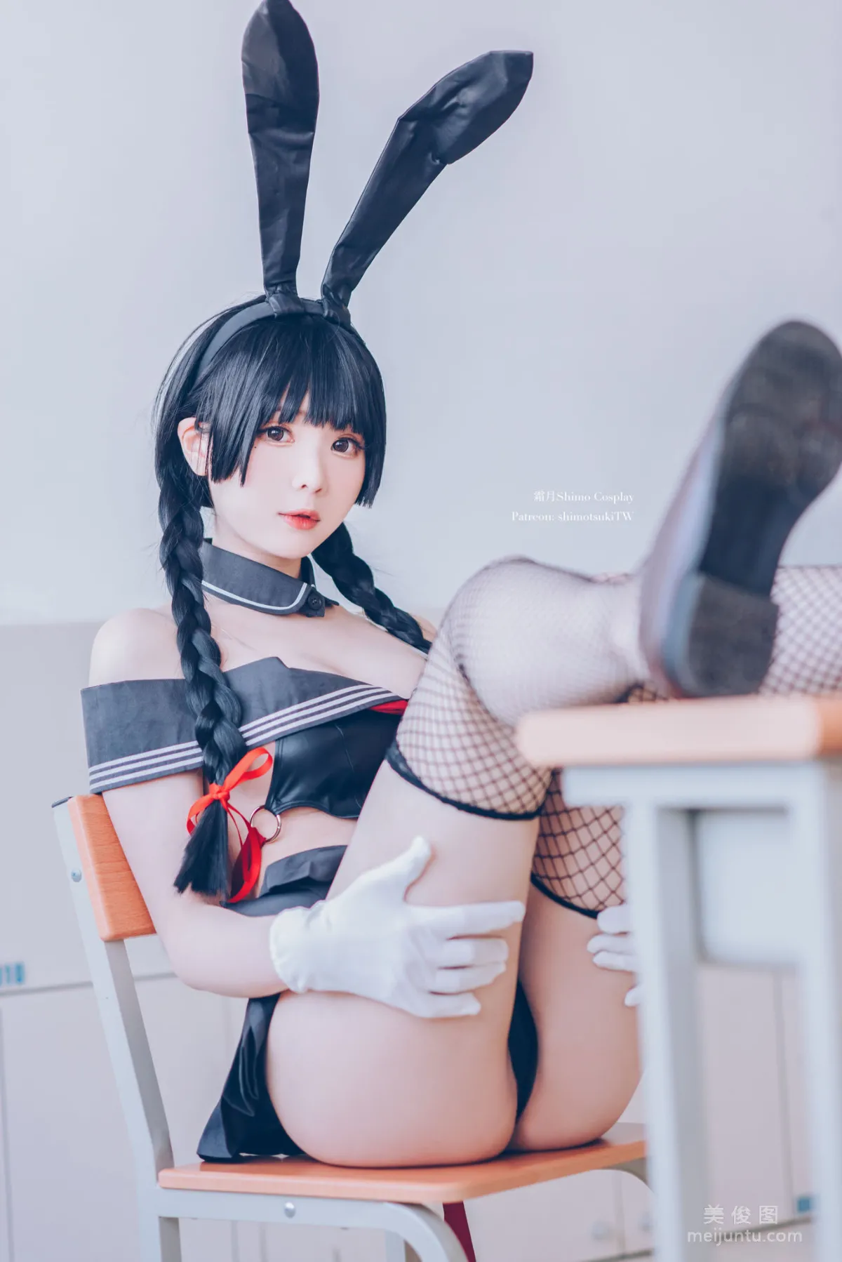 [网红COSER] 微博妹纸霜月shimo - 卯月桃子 水手服兔女郎9