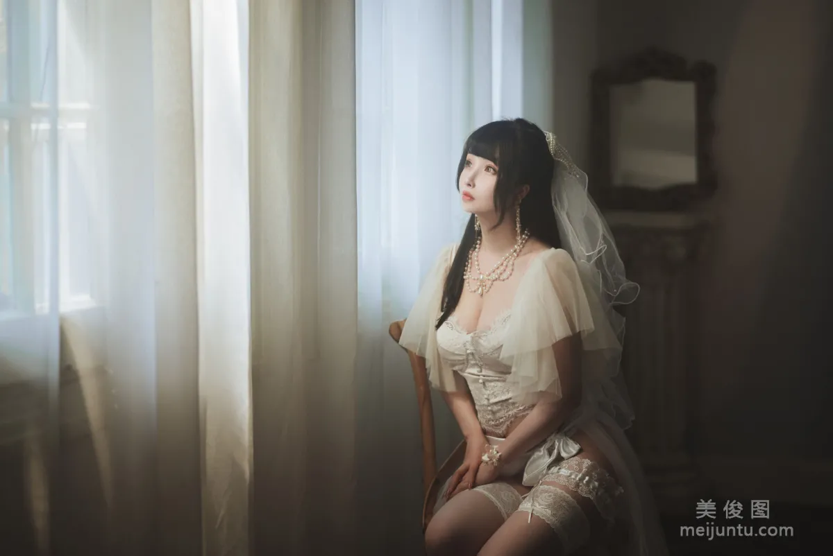 [網紅COSER寫真] rioko涼涼子 - 透明婚紗 11