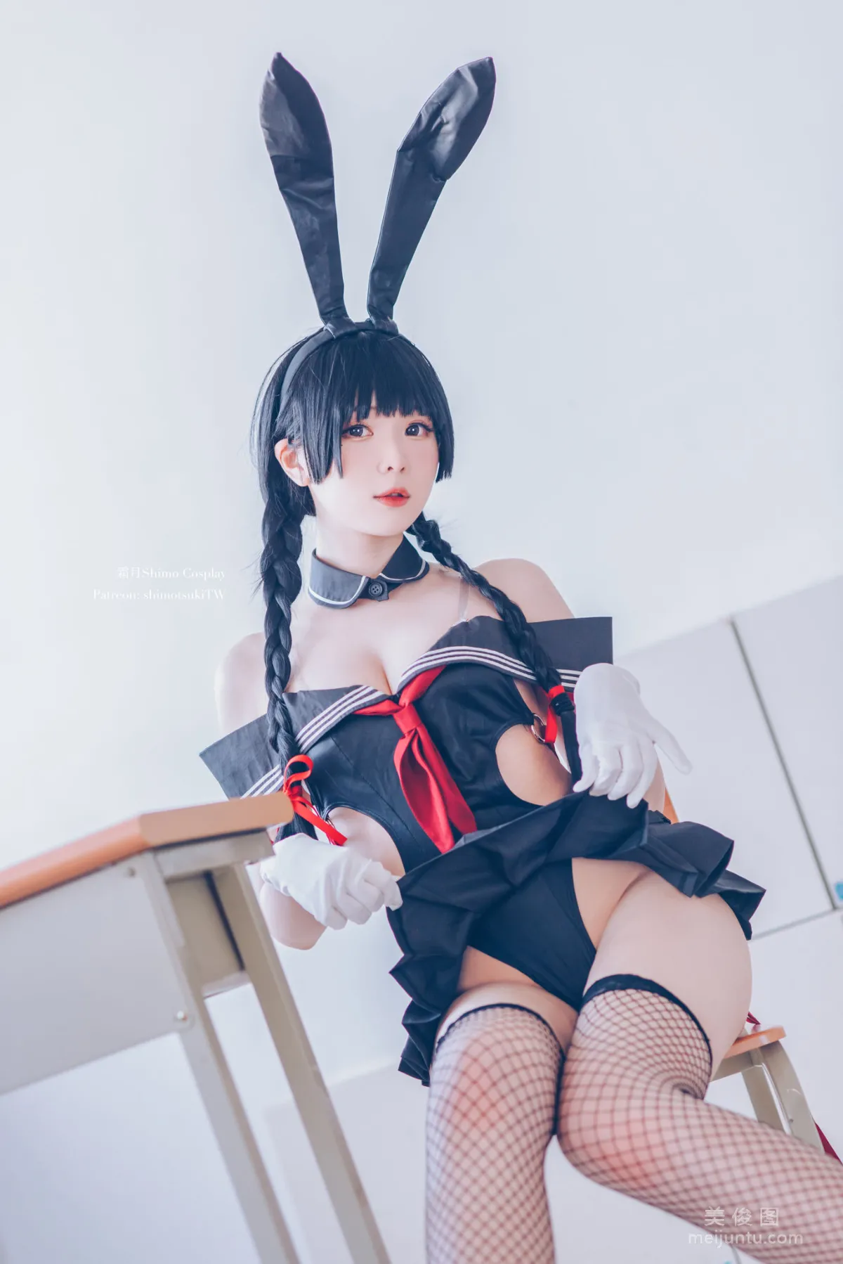 [網紅COSER] 微博妹紙霜月shimo - 卯月桃子 水手服兔女郎 5