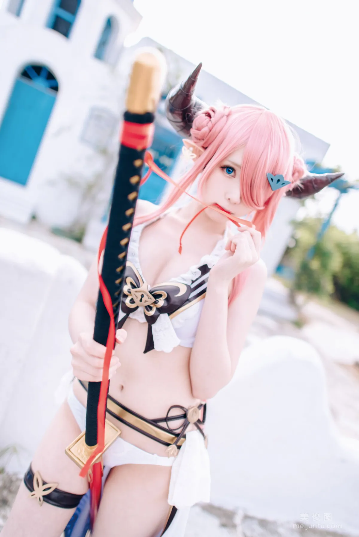 [網紅COSER] 微博妹紙霜月shimo - 碧藍幻想 娜爾梅亞 16