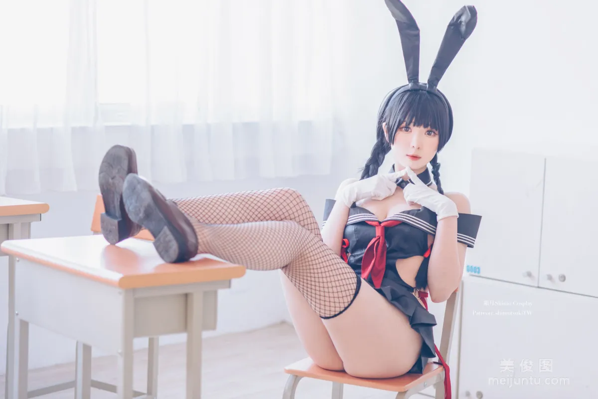 [網紅COSER] 微博妹紙霜月shimo - 卯月桃子 水手服兔女郎 7