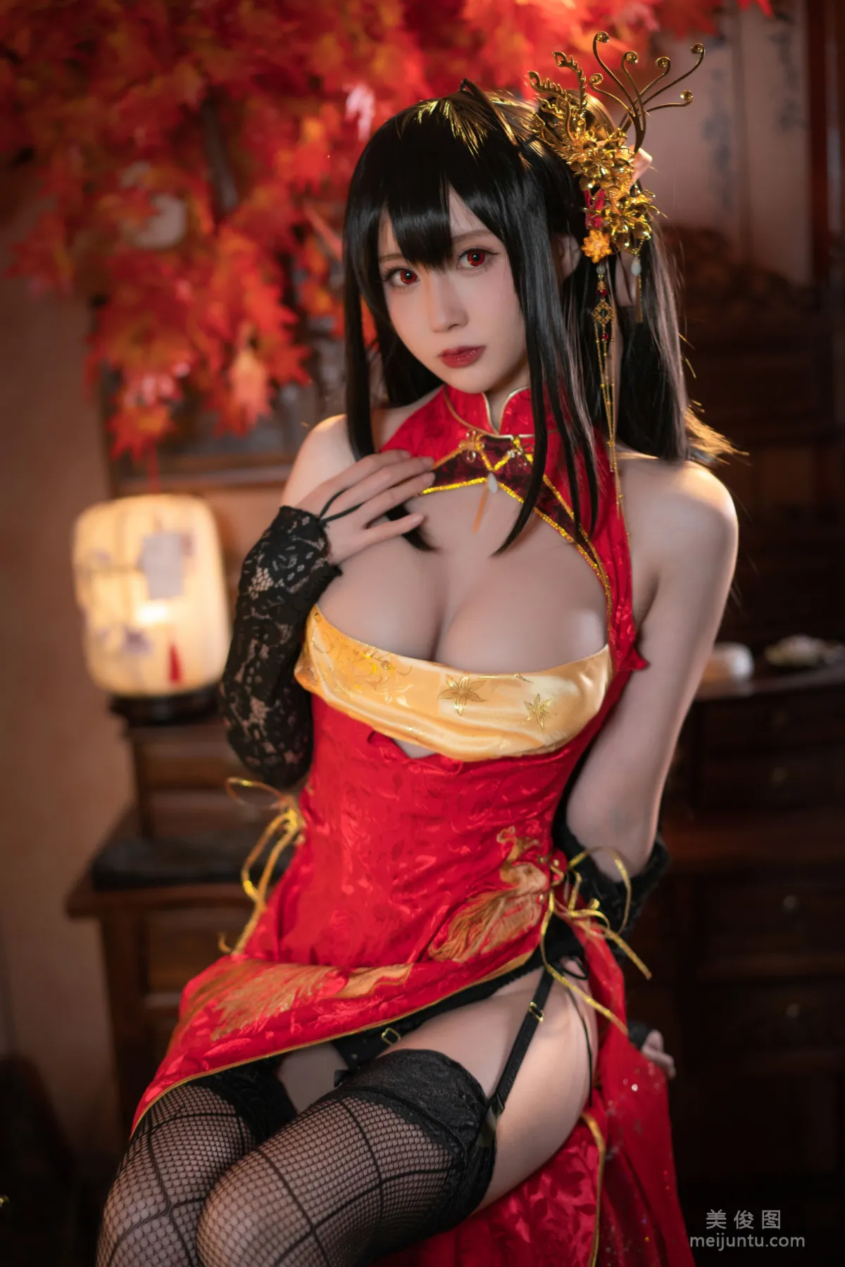 [網紅COSER] 西園寺南歌 - 大鳳 旗袍 寫真套圖 7