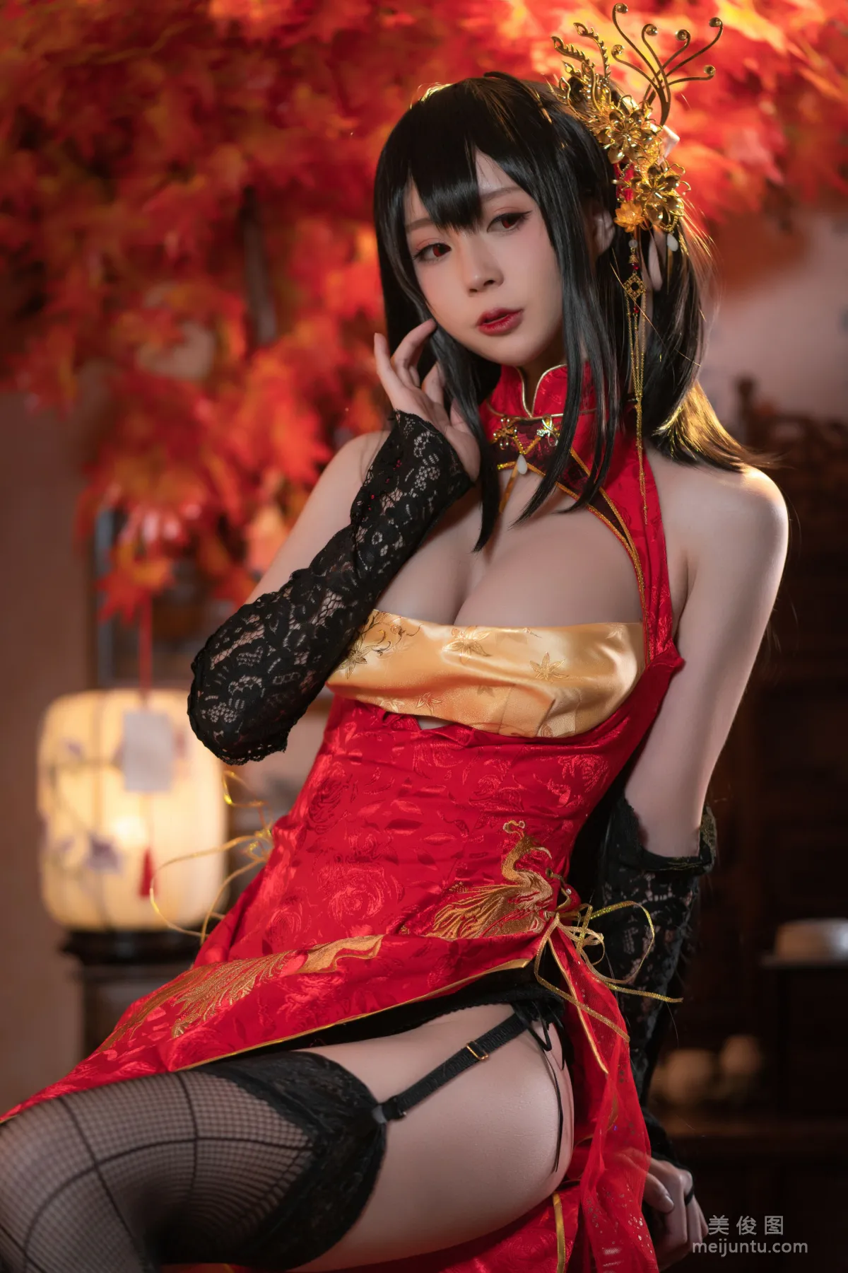 [網紅COSER] 西園寺南歌 - 大鳳 旗袍 寫真套圖 9