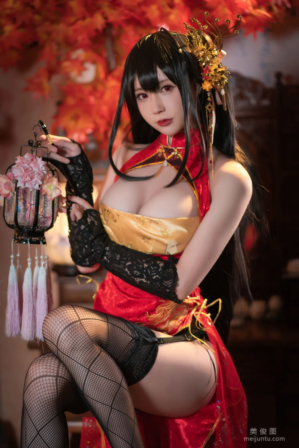 [網紅COSER] 西園寺南歌 - 大鳳 旗袍 寫真套圖 15