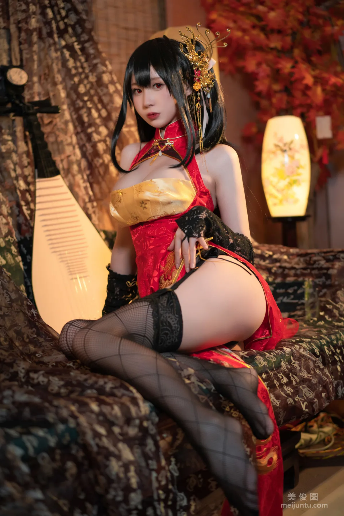 [網紅COSER] 西園寺南歌 - 大鳳 旗袍 寫真套圖 26