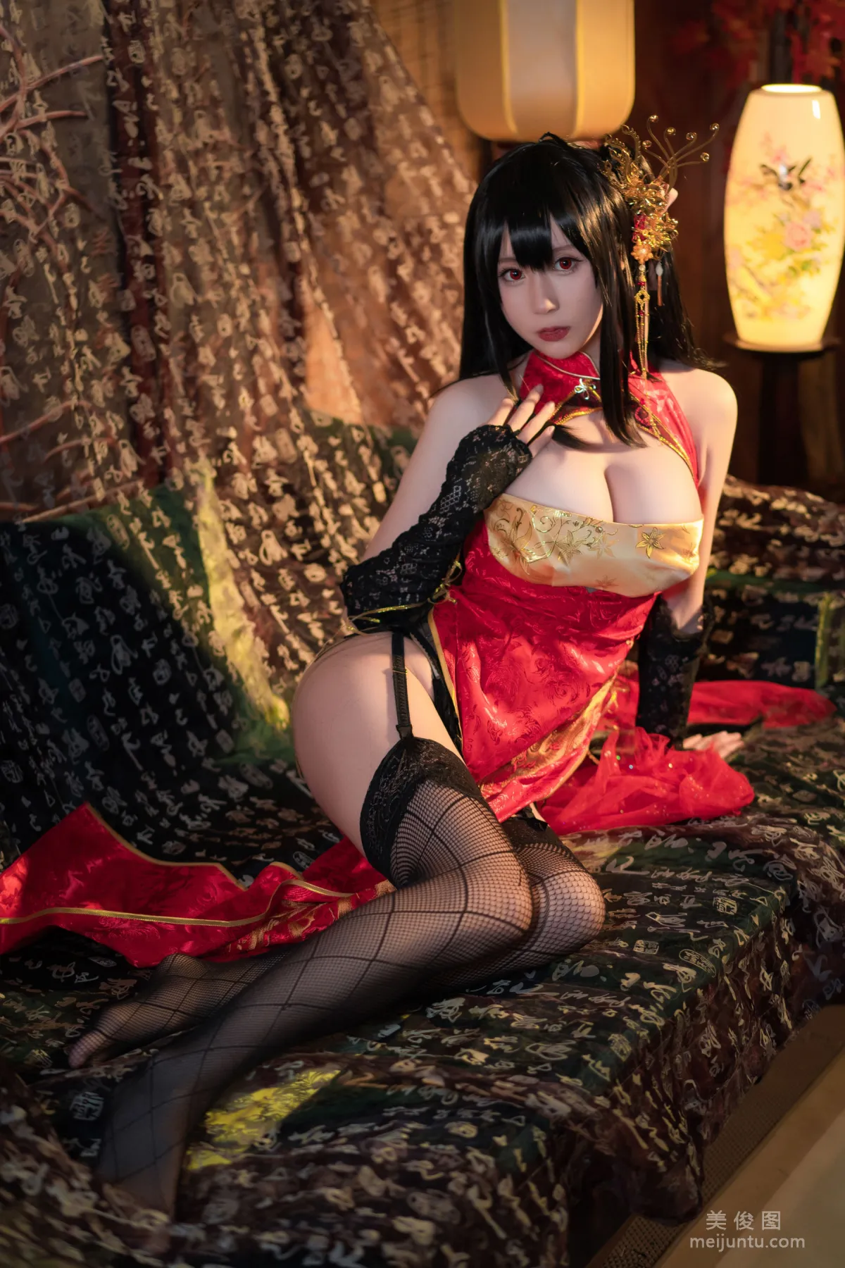 [網紅COSER] 西園寺南歌 - 大鳳 旗袍 寫真套圖 21