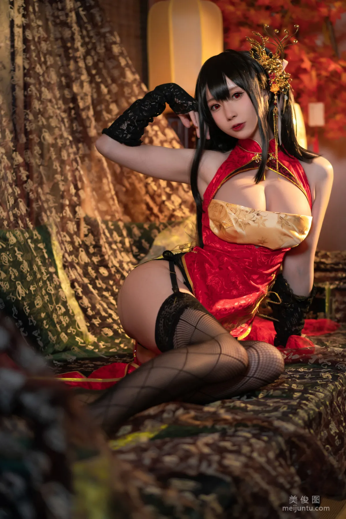 [網紅COSER] 西園寺南歌 - 大鳳 旗袍 寫真套圖 22