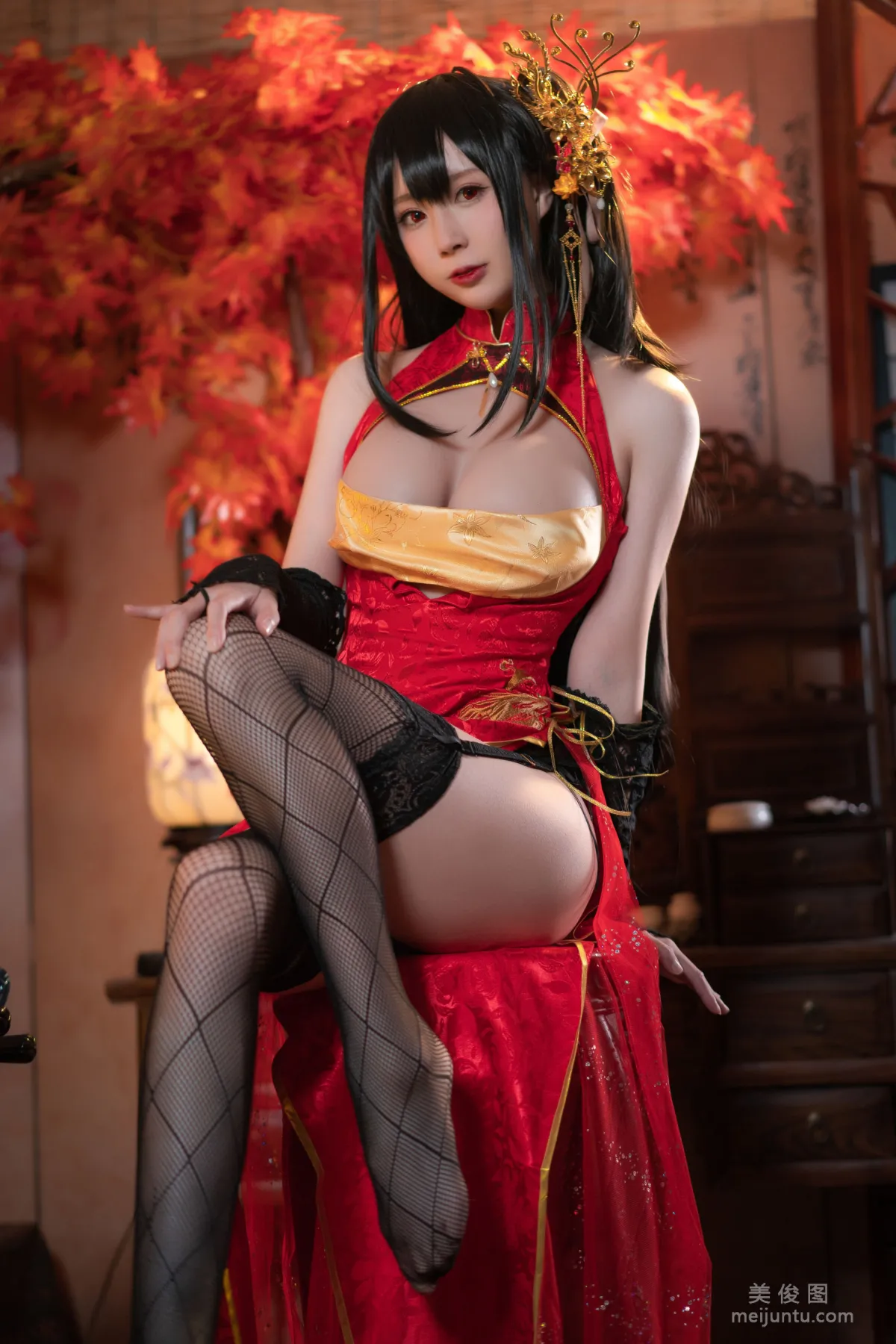 [網紅COSER] 西園寺南歌 - 大鳳 旗袍 寫真套圖 8