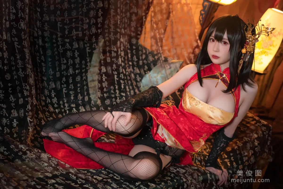 [網紅COSER] 西園寺南歌 - 大鳳 旗袍 寫真套圖 19
