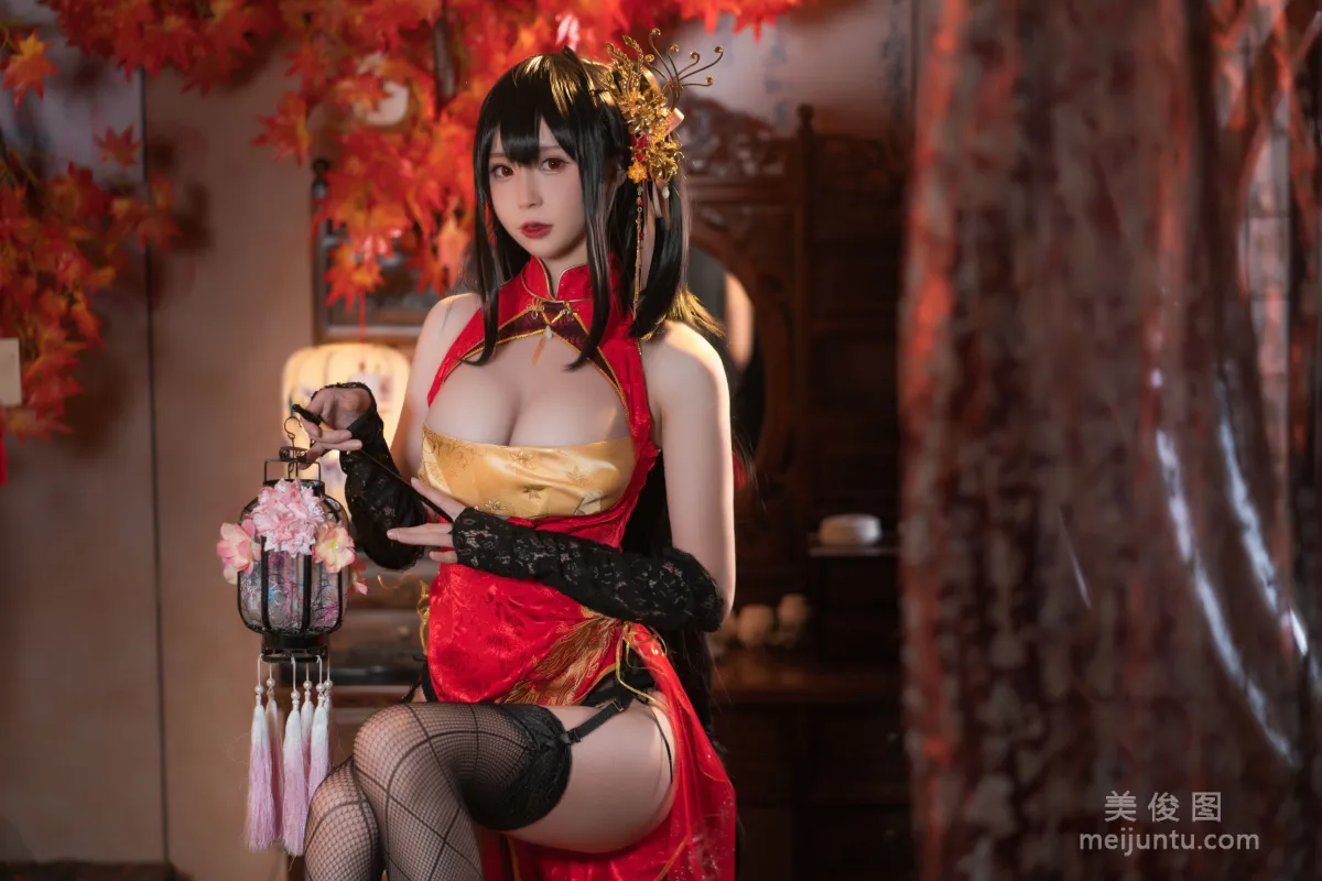 [網紅COSER] 西園寺南歌 - 大鳳 旗袍 寫真套圖 14