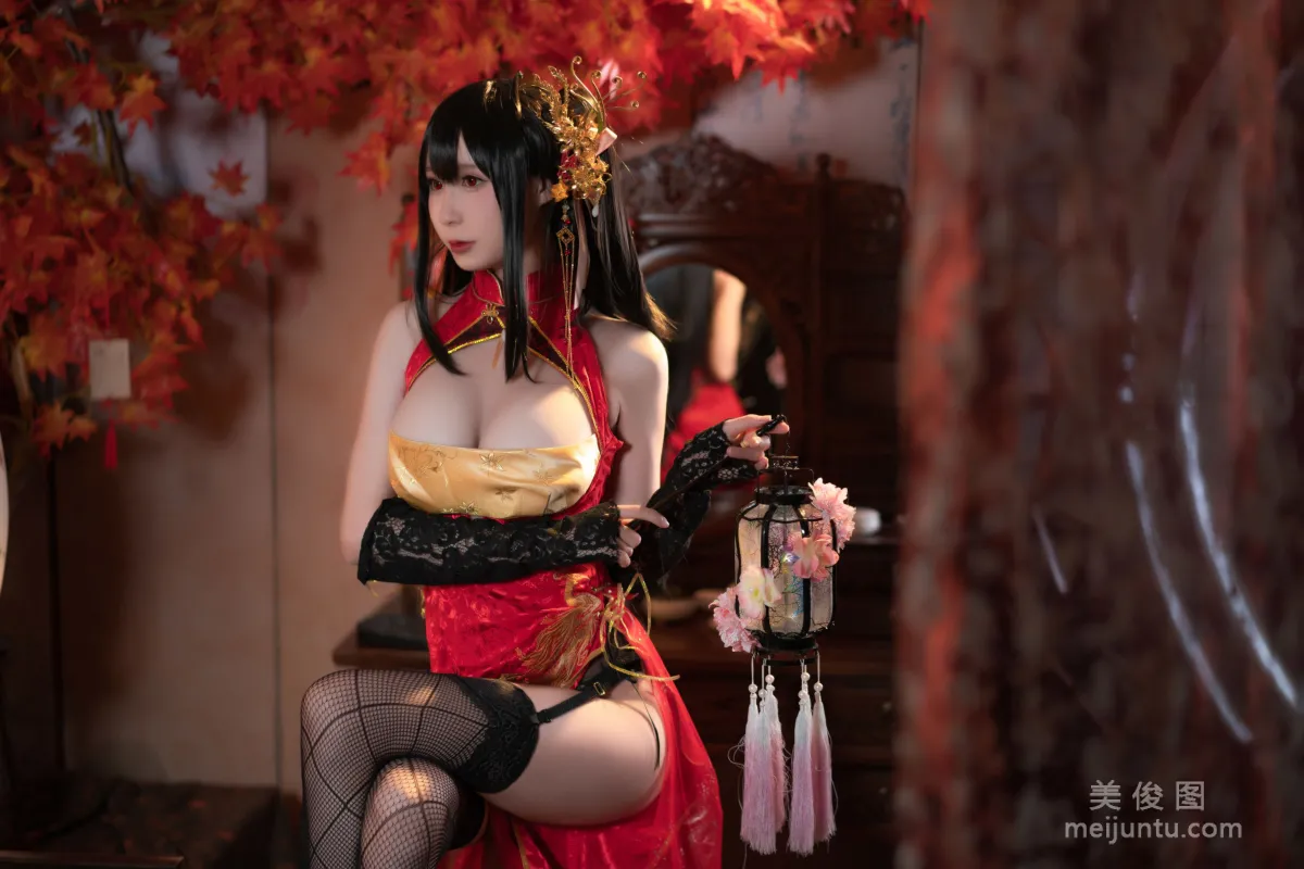 [網紅COSER] 西園寺南歌 - 大鳳 旗袍 寫真套圖 17