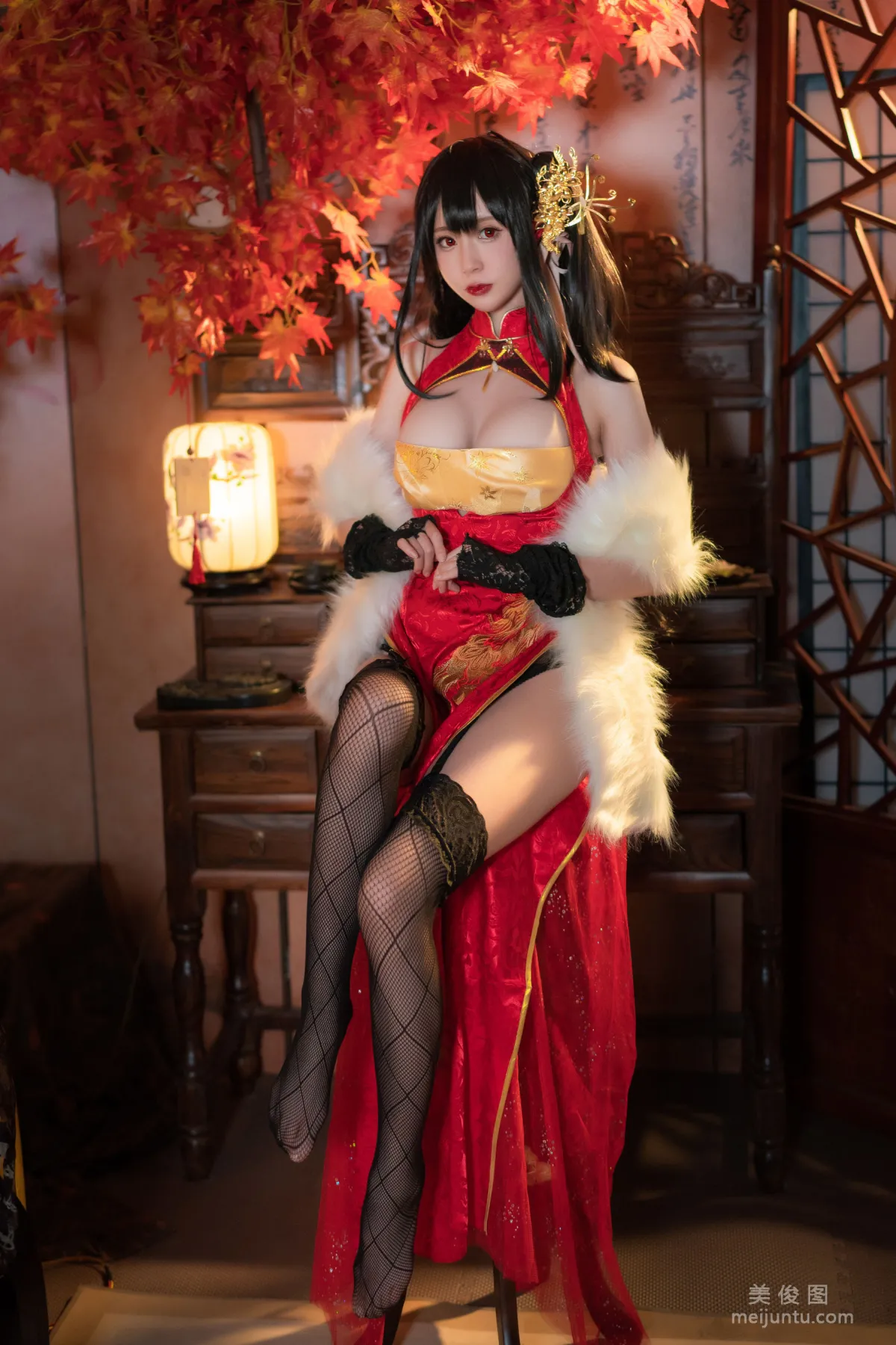 [網紅COSER] 西園寺南歌 - 大鳳 旗袍 寫真套圖 35