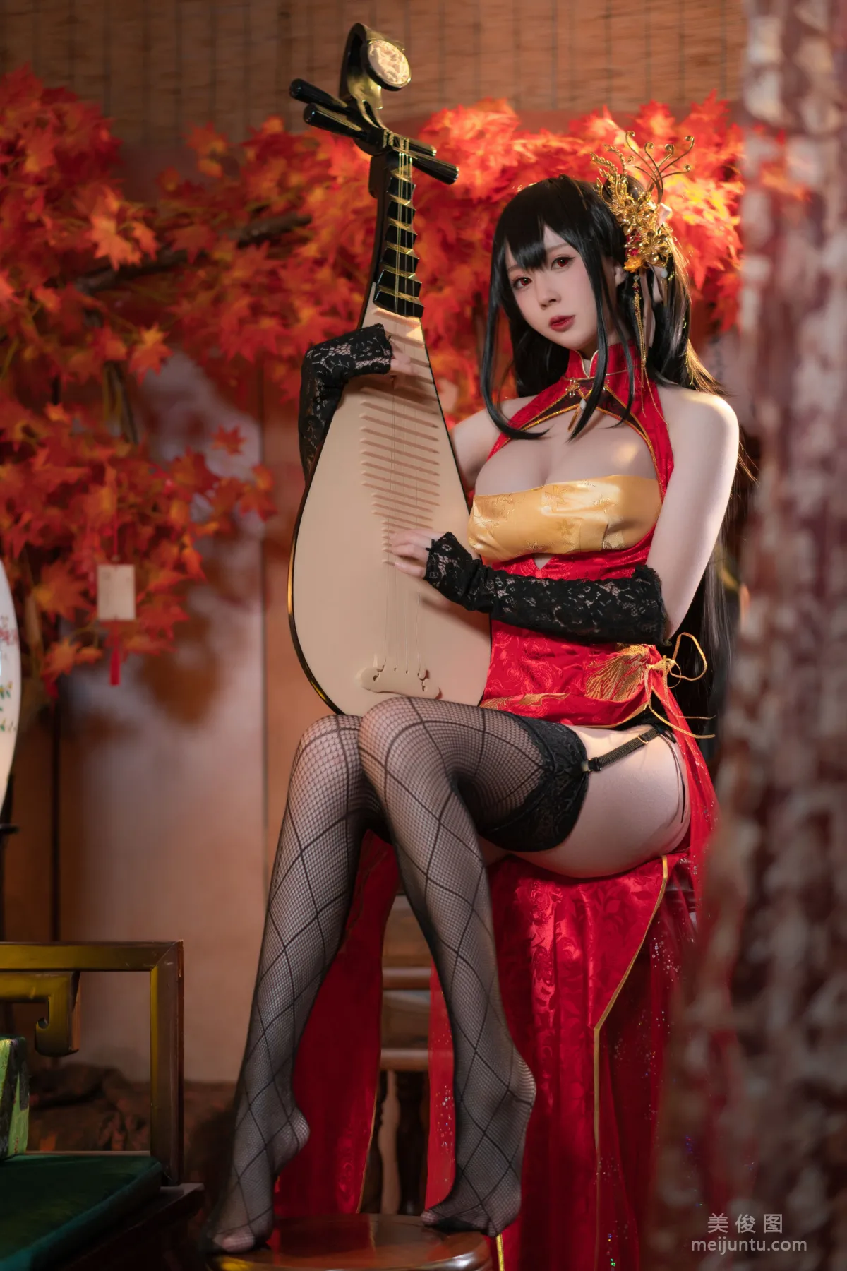 [網紅COSER] 西園寺南歌 - 大鳳 旗袍 寫真套圖 4