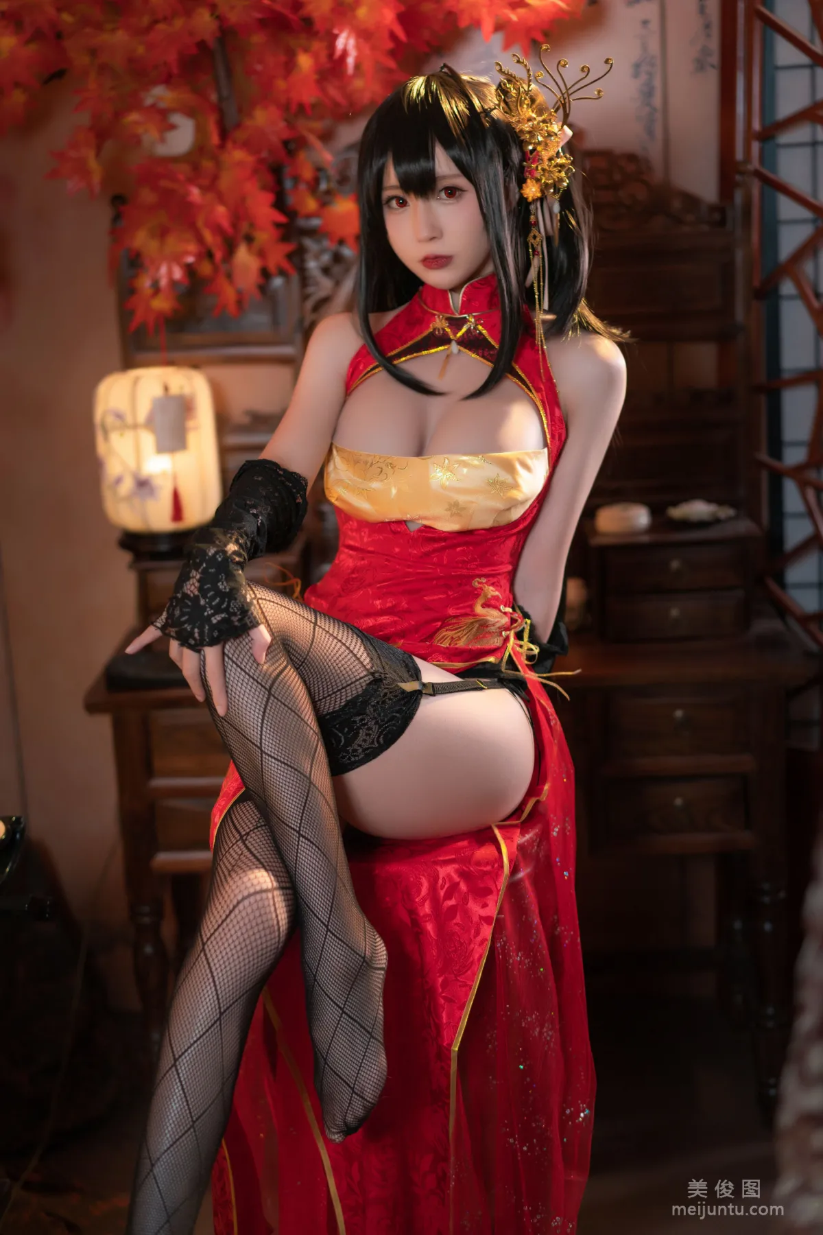 [網紅COSER] 西園寺南歌 - 大鳳 旗袍 寫真套圖 6
