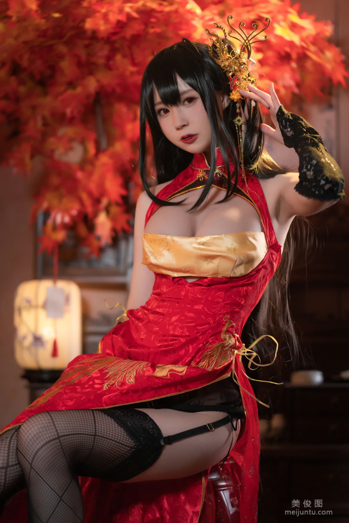 [網紅COSER] 西園寺南歌 - 大鳳 旗袍 寫真套圖 10