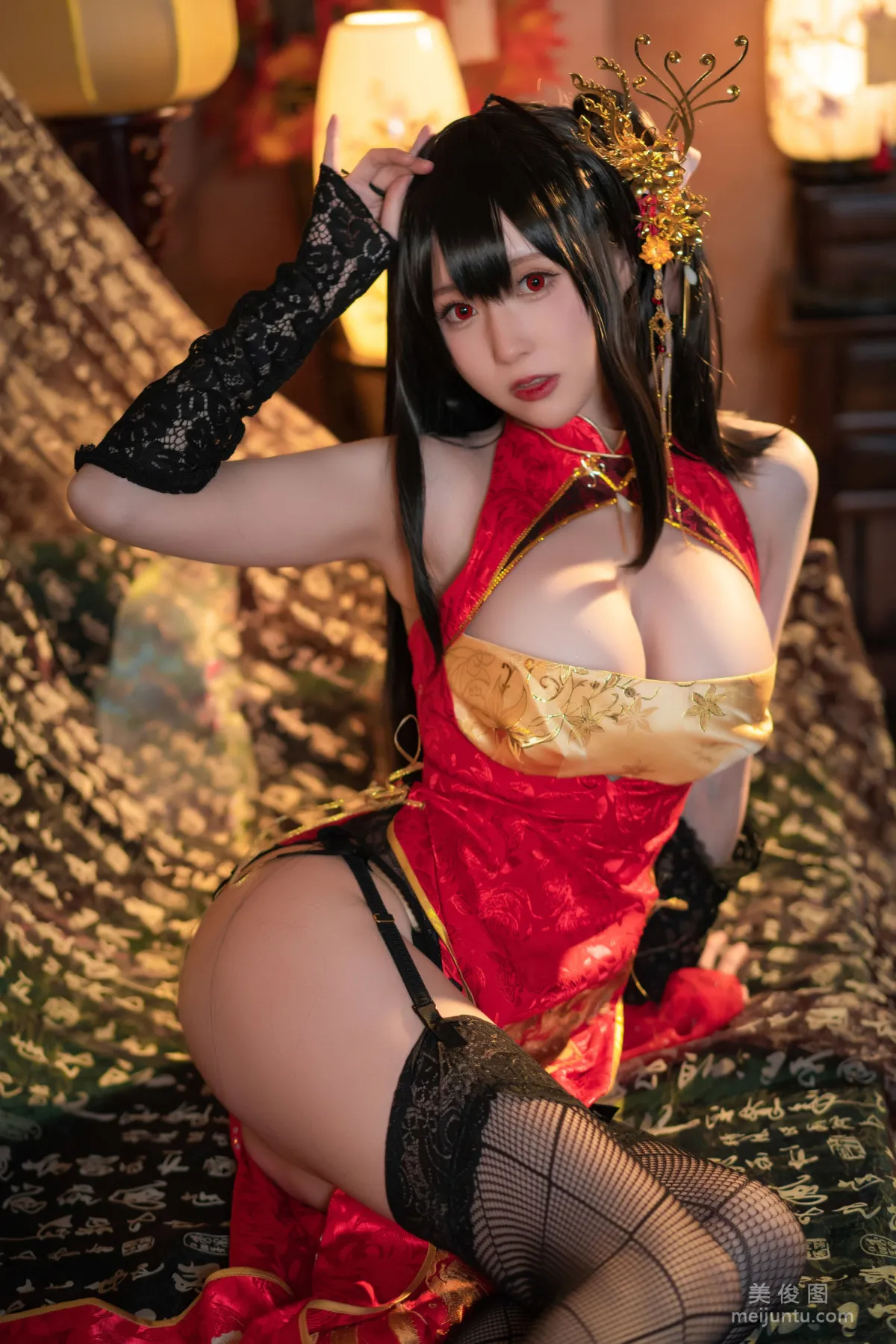 [網紅COSER] 西園寺南歌 - 大鳳 旗袍 寫真套圖 23