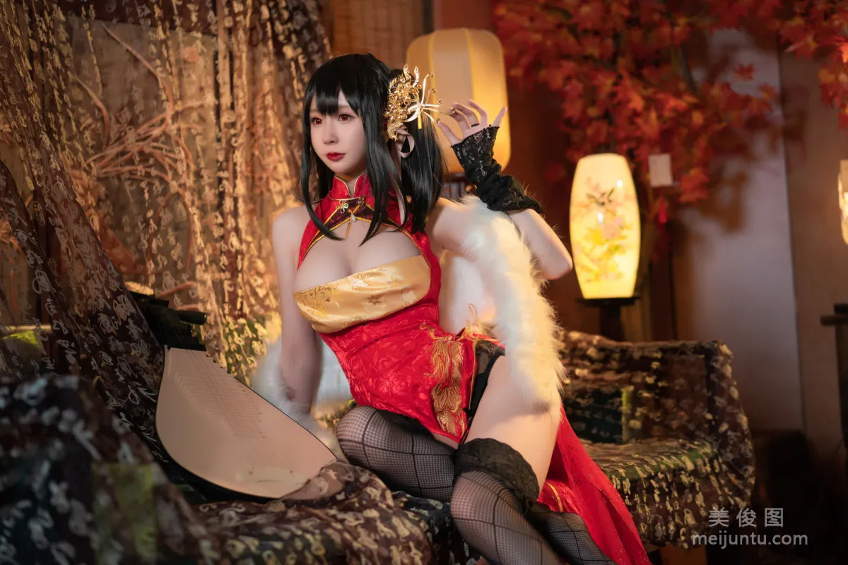 [網紅COSER] 西園寺南歌 - 大鳳 旗袍 寫真套圖 34