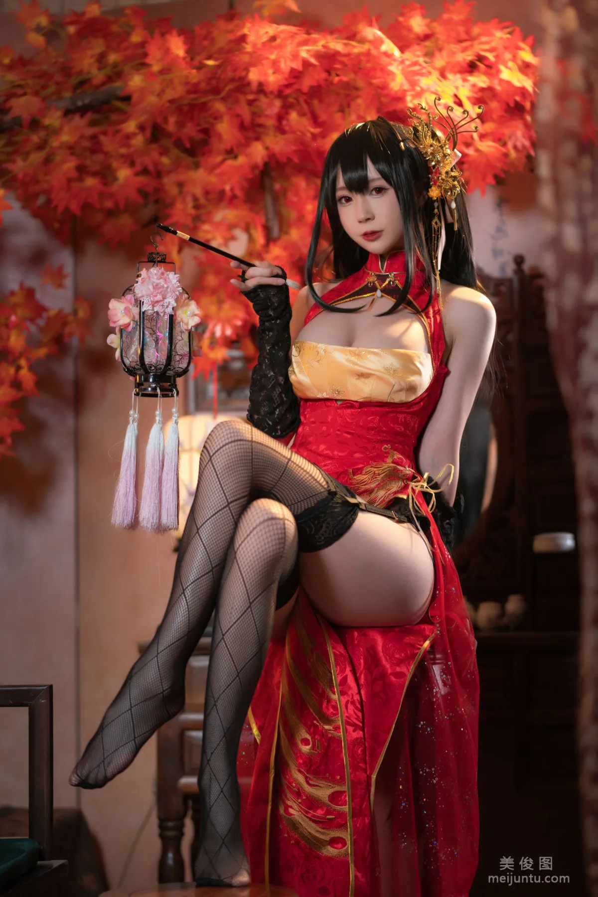 [網紅COSER] 西園寺南歌 - 大鳳 旗袍 寫真套圖 16